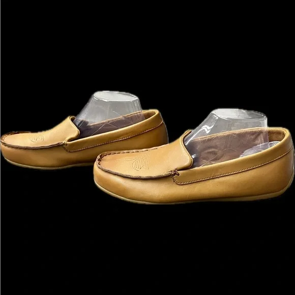 Twisted X Tan Moccasin-Style Loafers Slip/on Leather Tan Slippers Womens 11 - Picture 5 of 14